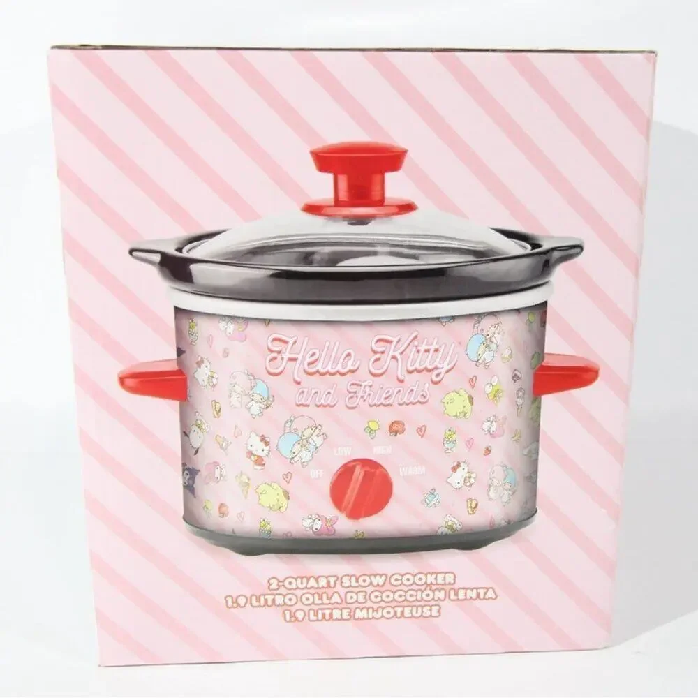 Hello Kitty and Friends Pink Hearts Slow Cooker